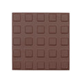 Red with Square Studs 14.6cm x 14.6cm Floor Tile