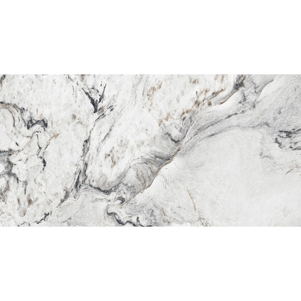 Rich Blanco Marble-Effect 60cm x 120cm Wall and Floor Tile