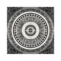 Royal Black & White 60cm x 60cm Floor Tile (4 tile set)