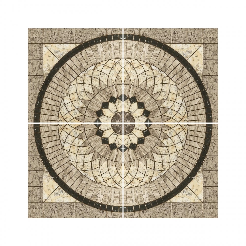 Royal Corollar Gold 60cm x 60cm Floor Tile (4 tile set)