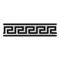 Sacchi Diamond Glitter Greek Key Border 15cm x 60cm Wall & Floor Tile