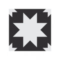 Sienna Star Black 20cm x 20cm Wall & Floor Tile