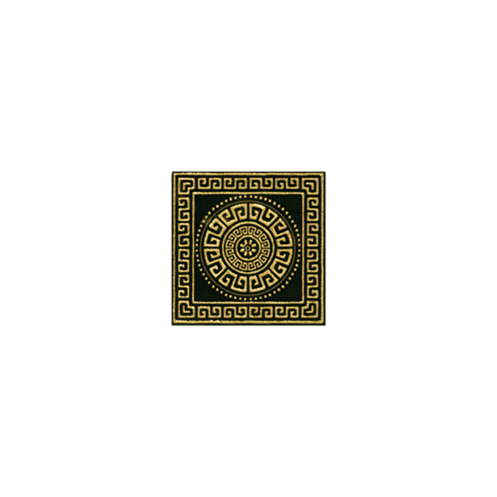 Solene Gold Key 15cm x 15cm Corner Tile