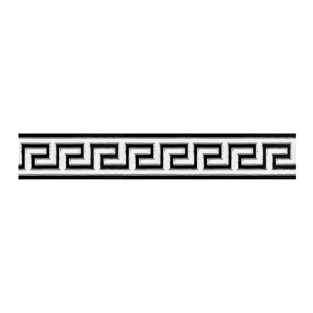Staturio Greek Key Border 9.8cm x 60cm Wall & Floor Tile