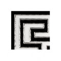 Staturio Greek Key Corner 9.8cm x 9.8cm Wall & Floor Tile