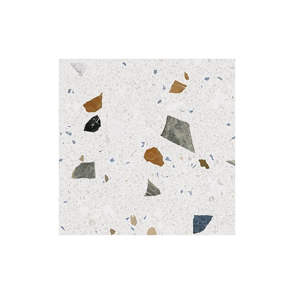 Stracciatella Ivory Terrazzo Mix 60cm x 60cm Wall & Floor Tile
