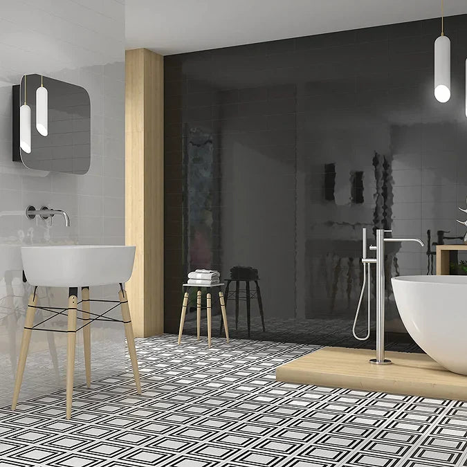 Tetra Grid Wall and Floor Tiles 200 x 200mm
