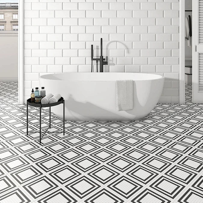 Tetra Grid Wall and Floor Tiles 200 x 200mm