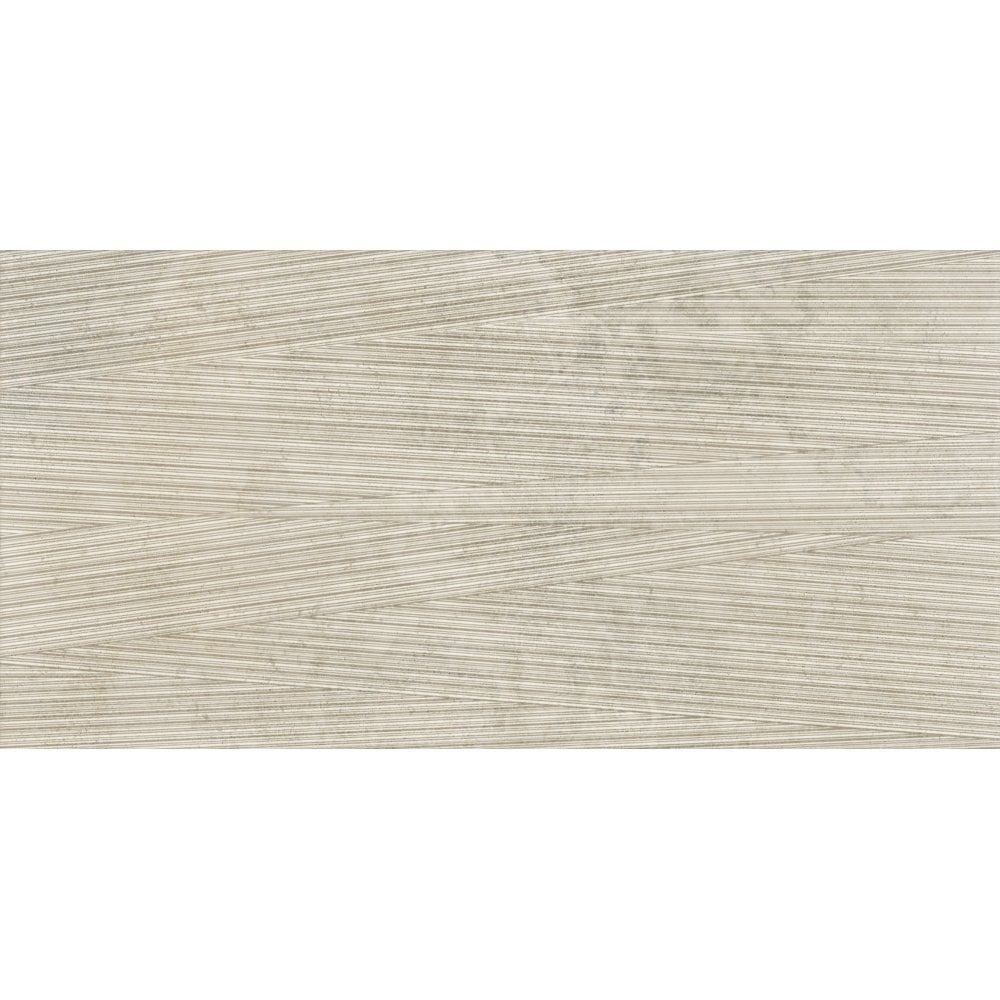 Theory White Decor 60cm x 120cm Wall and Floor Tile