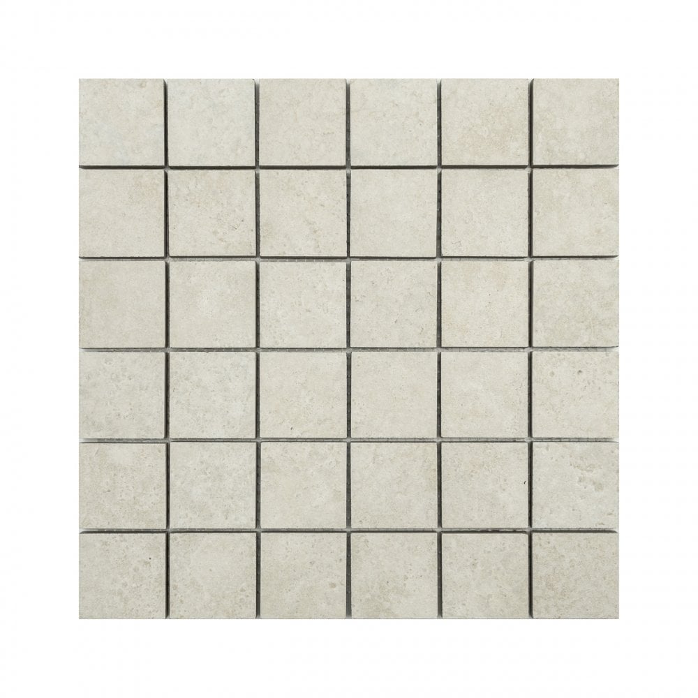 Theory White Mosaic 30cm x 30cm Wall Tile