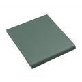 Unglazed Victorian Green Bull Nose Quarry 9.6cm x 9.6cm Floor Tile