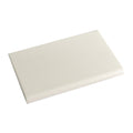 Unglazed White Bull Nose Quarry 9.6cm x 14.6cm Floor Tile