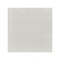 White with Square Studs 14.6cm x 14.6cm Floor Tile