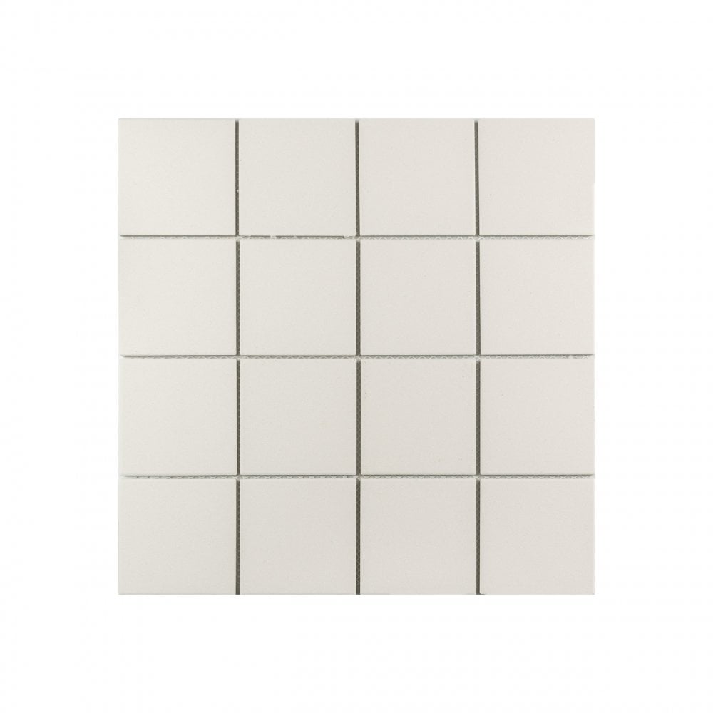 Winston Snow 39.4cm x 39.4cm XL (9.5cm x 9.5cm) Mosaic Tile
